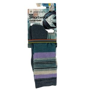 Smartwool Unisex Everyday Merino Wool Socks Crew Height Size L (W10-12.5) NEW